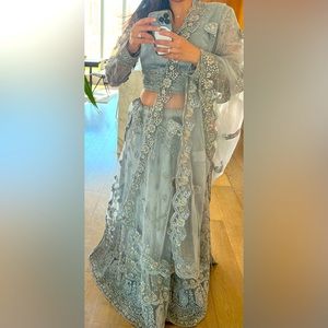 Heavy beautiful lehenga worn once to event. Bust size 37.